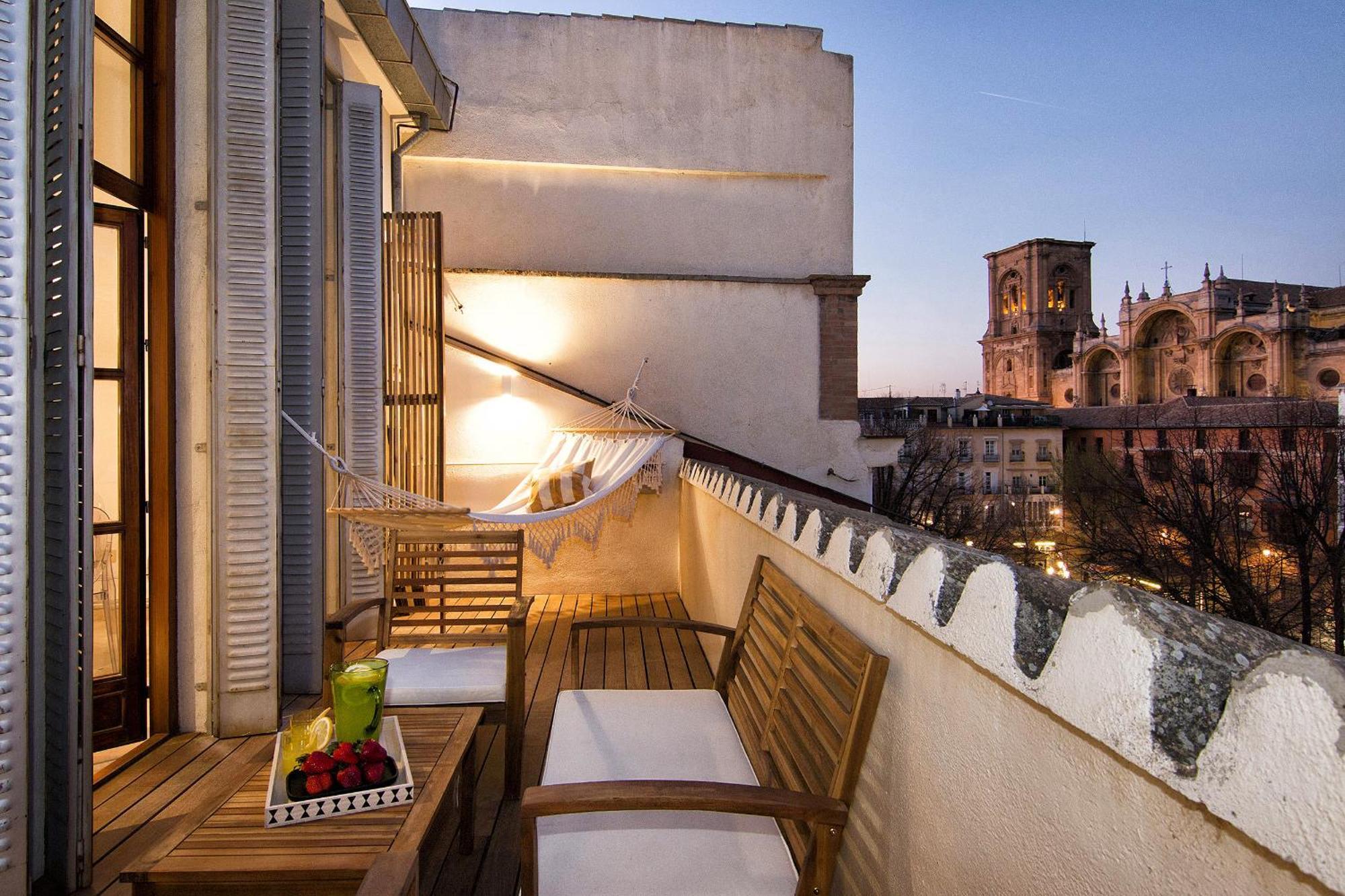 Bibrambla Penthouse Over Cathedral Leilighet Granada Eksteriør bilde